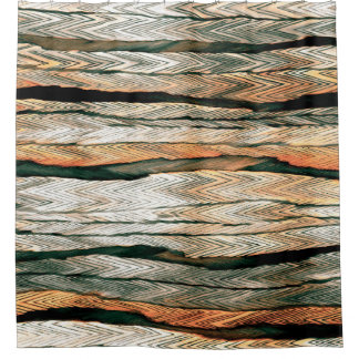 Rideaux De Douche tons pastel Abstraits couleur neutre géo teint mel