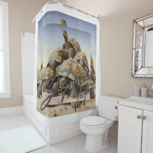 Rideaux De Douche Tortoise des Galapagos
