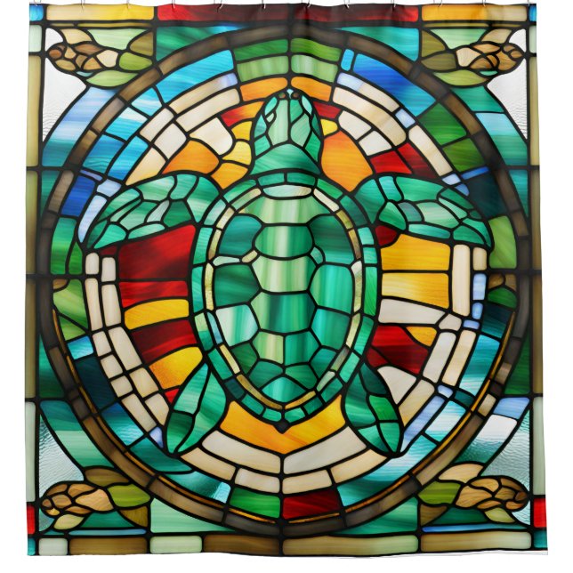 Rideaux De Douche Tortue de mer (Devant)