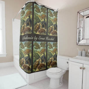 Rideaux De Douche Tortues terrestres et tortues marines vintage par 