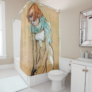 Rideaux De Douche Toulouse-Lautrec - Femme relevant ses bas