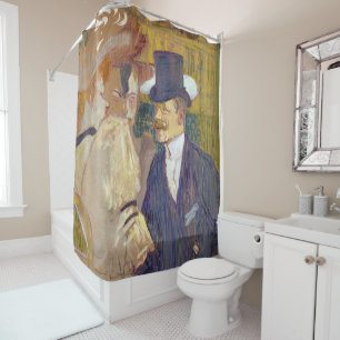 Rideaux De Douche Toulouse-Lautrec - L'Anglais au Rouge