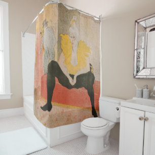 Rideaux De Douche Toulouse-Lautrec - Mademoiselle Cha-u-kao assise