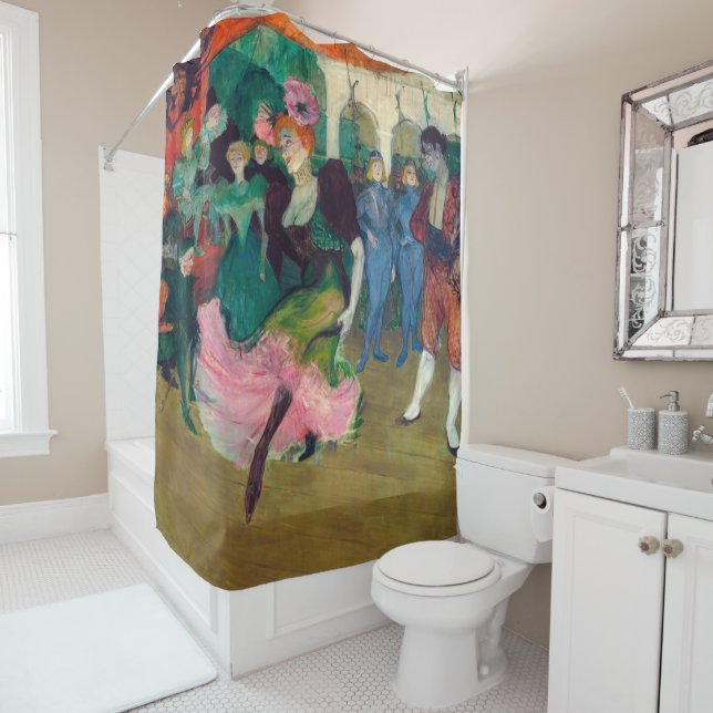 Rideaux De Douche Toulouse-Lautrec - Marcelle Lender, Danse Bolero (En situation)