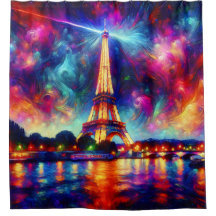 "Tour Eiffel : Coucher de soleil sur la Seine"