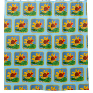 Rideaux De Douche Tournesol "Art by Kids"