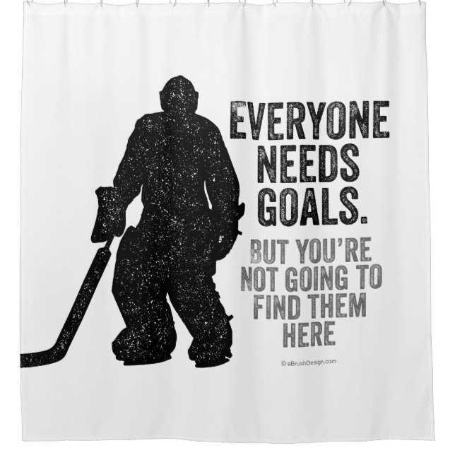 Rideaux De Douche Tous ont besoin de buts (hockey) (Devant)