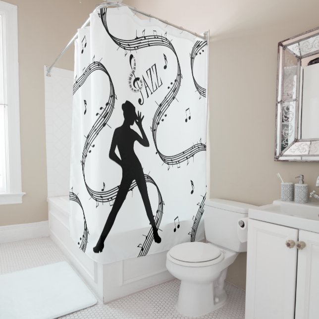 Rideaux De Douche Toute cette danse jazz (En situation)