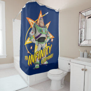Rideaux De Douche Toy Story 4 Buzz "Vers l'infini et au-delà" Etoi