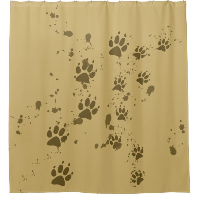 Rideaux De Douche Traces Wolf (Devant)