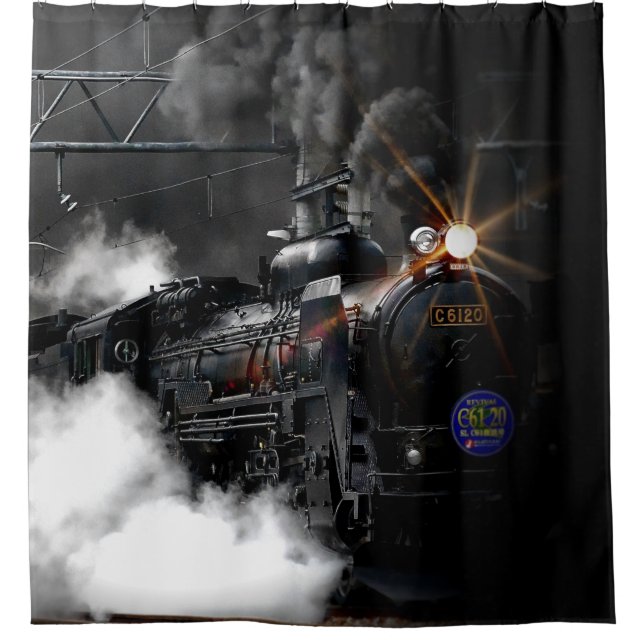 Rideaux De Douche Train à vapeur (Devant)