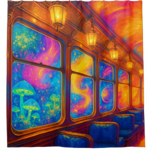 Rideaux De Douche Train Imaginaire
