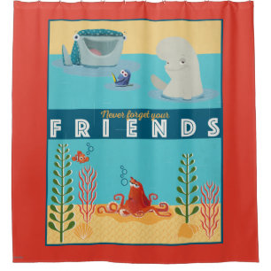 Rideaux De Douche Trouver Dory  N'oubliez jamais vos amis