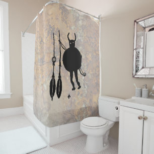 Rideaux De Douche Tueur de monstre, Blanco, Nouveau Mexique