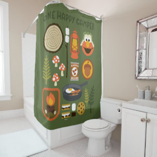 Rideaux De Douche Un Camper Heureux