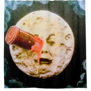 Rideaux De Douche Un voyage au cru de Lune de La de dans de Le