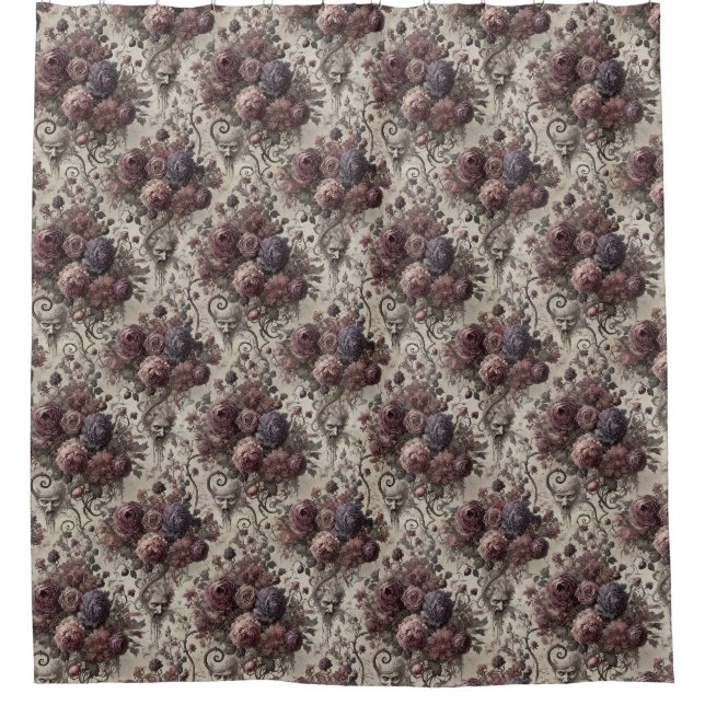 Rideaux De Douche Une Délicate Répulsion - Décor victorien gothique (Devant)