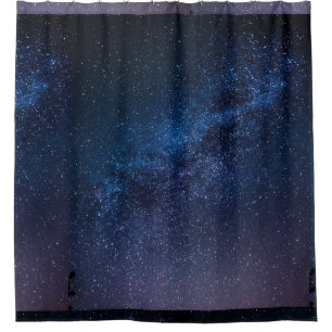 Rideaux De Douche Une galaxie d'étoiles dans la nuit mignonne