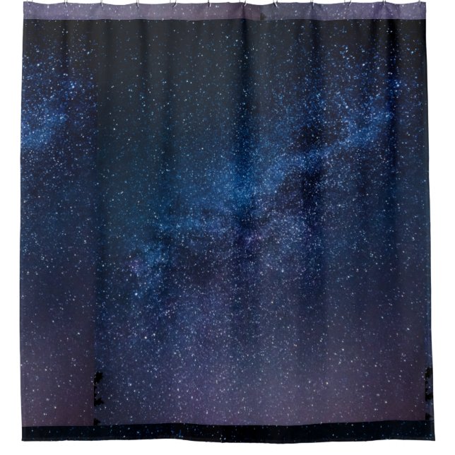 Rideaux De Douche Une galaxie d'étoiles dans la nuit mignonne (Devant)
