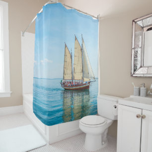 Rideaux De Douche Une image de la voile maritime en Italie