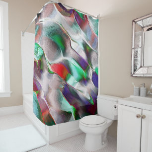 Rideaux De Douche Une touche d'extravagance subtile ou colorée dans