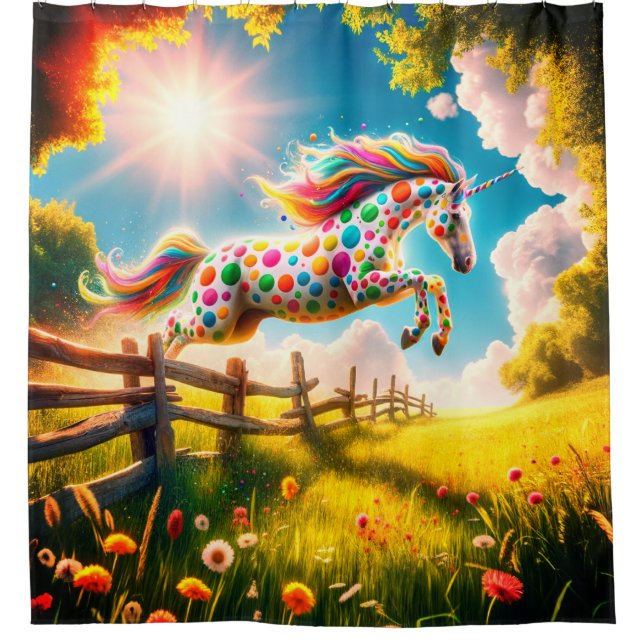 Rideaux De Douche Unicorne (Devant)