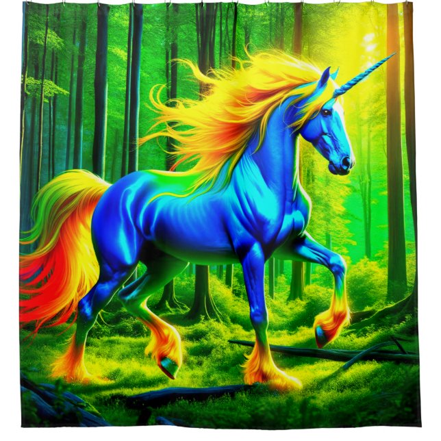 Rideaux De Douche Unicorne (Devant)