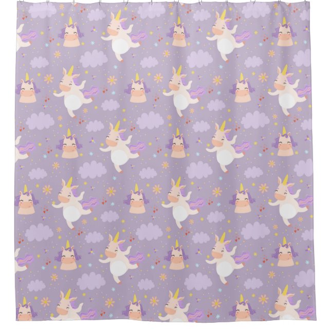 Rideaux De Douche Unicornes (Devant)