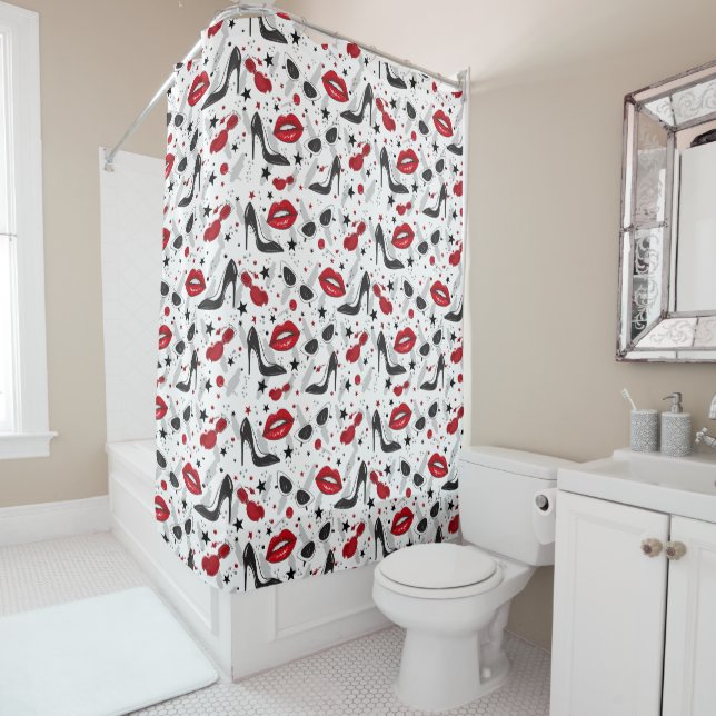 Rideaux De Douche Uptown Girl (En situation)