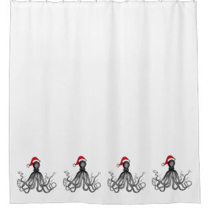 Rideaux De Douche Vacances Nautique Steampunk Octopus Vintage Kraken