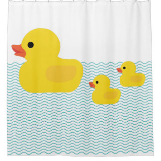 Rideaux De Douche Vagues mignonnes en caoutchouc de baignoire
