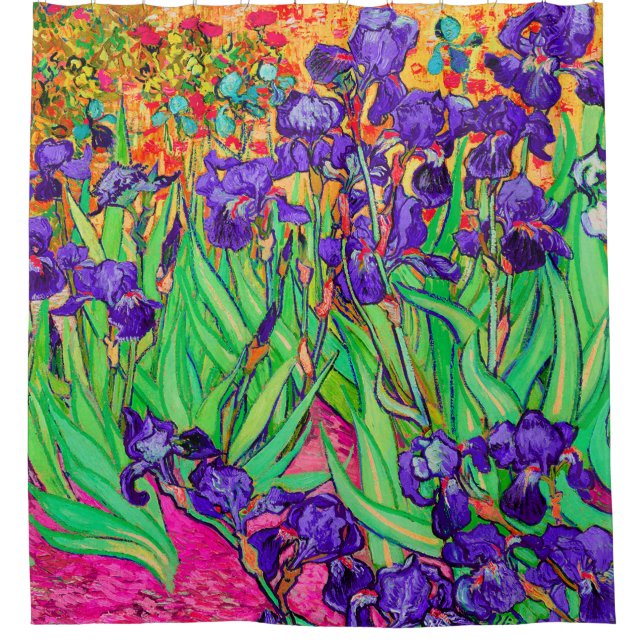 Rideaux De Douche Van Gogh Irises/Purple/St. Roi (Devant)