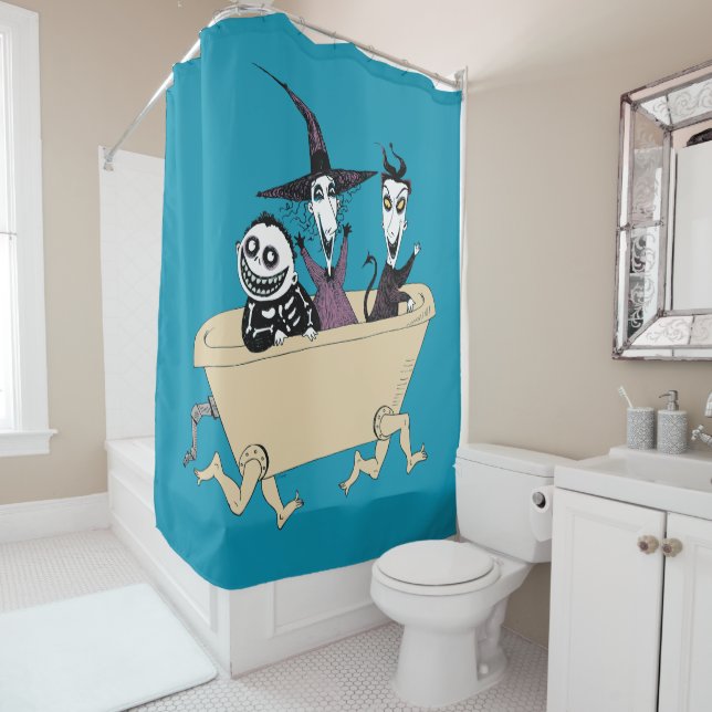Rideaux De Douche Verrouillage, choc et tonneau (En situation)