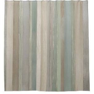 Rideaux De Douche Vert Sauge Bleu Poussiéreux Taupe Gris Rayure Ferm
