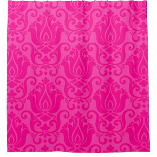 Rideaux De Douche victorian damask antique pink wallpaper ornate