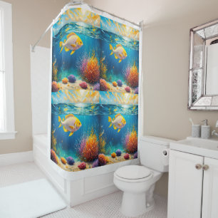 Rideaux De Douche vie dans l'océan