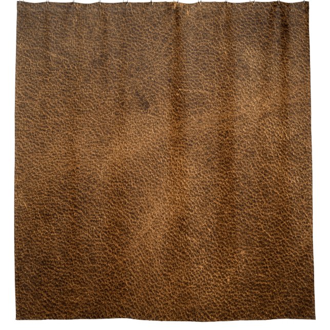 Rideaux De Douche Vieux cuir Brown : Arrière - plan texturé (Devant)