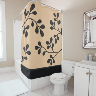 Rideaux De Douche Vignes Noires Douces