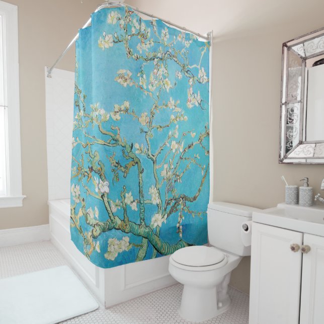 Rideaux De Douche Vincent van Gogh - Fleur d'amandes (En situation)