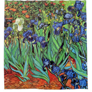 Rideaux De Douche Vincent Van Gogh - Irises - Art de l'amour des fle