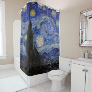 Rideaux De Douche Vincent Van Gogh - La nuit étoilée