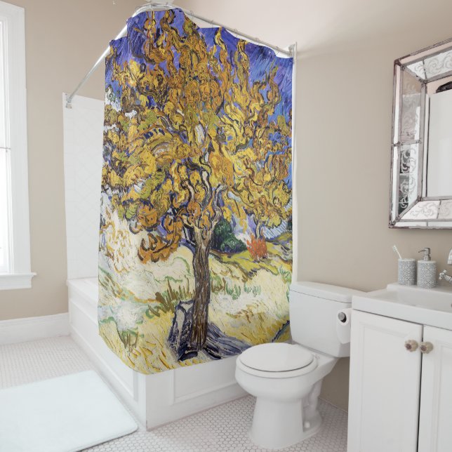 Rideaux De Douche Vincent van Gogh - Le Mulberry Tree (En situation)