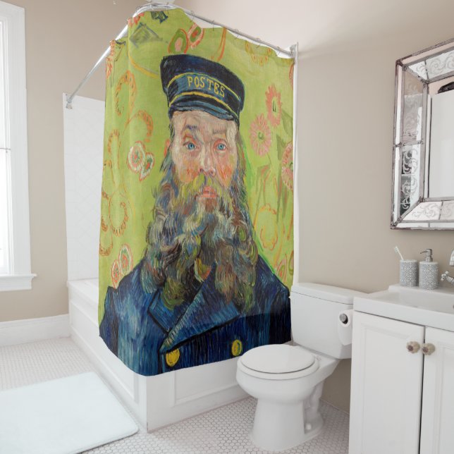 Rideaux De Douche Vincent Van Gogh - Postman Joseph Roulin (En situation)