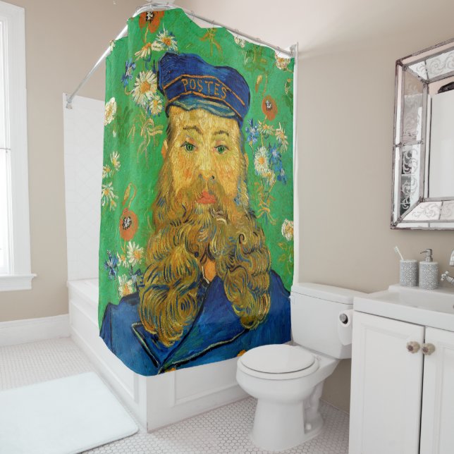 Rideaux De Douche Vincent Van Gogh - Postman Joseph Roulin (En situation)