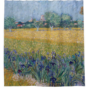 Rideaux De Douche Vincent Van Gogh - Vue d'Arles avec Irises