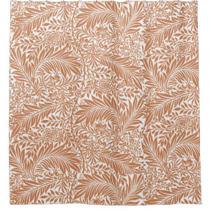 Rideaux De Douche Vintage Floral William Morris Willow Bough Brown