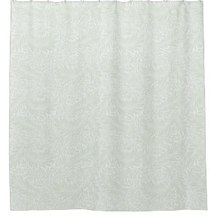 Rideaux De Douche Vintage Floral William Morris Willow Sage Green