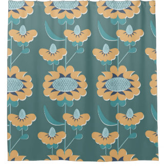 Rideaux De Douche Vintage géométrique : Textile Nautique Motif