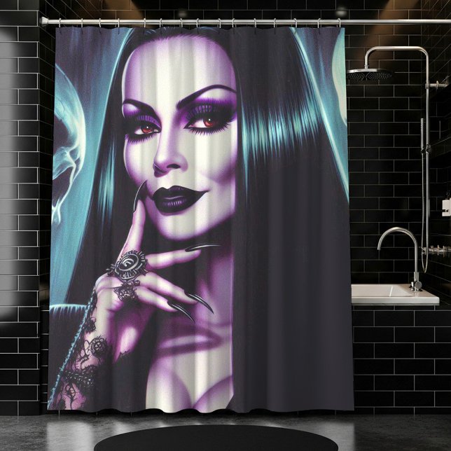 Rideaux De Douche Vintage Goth Woman (Créateur téléchargé)