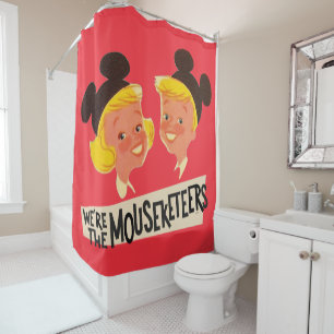 Rideaux De Douche Vintage Nous sommes les Mouseketeers